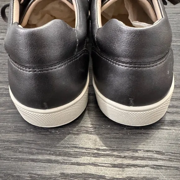 Mephisto Nikita Women’s Metallic Leather Sneakers with Zipper - Size 6.5