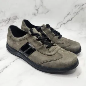 Mephisto Runoff Air-Jet System Grey Brown Laced Sneakers Casual Shoes Size 8.5