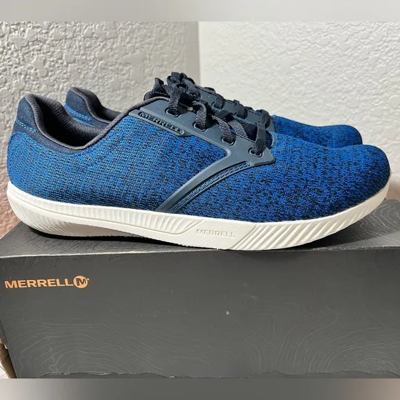 Merrell Men’s Roust Revel Lace up Shoes Athleisure sneakers Blue size 11