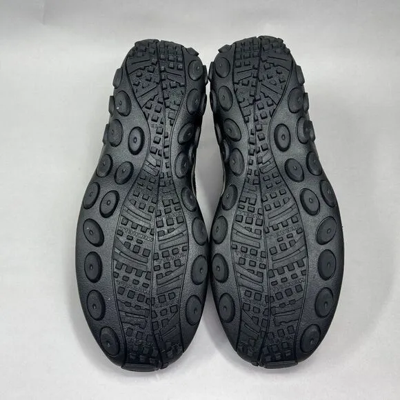 Merrell Men's Size 11.5 Jungle Moc Midnight Black Suede Slip On Shoes