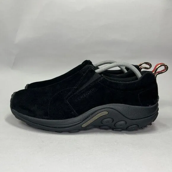 Merrell Men's Size 11.5 Jungle Moc Midnight Black Suede Slip On Shoes