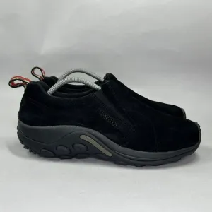 Merrell Men's Size 11.5 Jungle Moc Midnight Black Suede Slip On Shoes