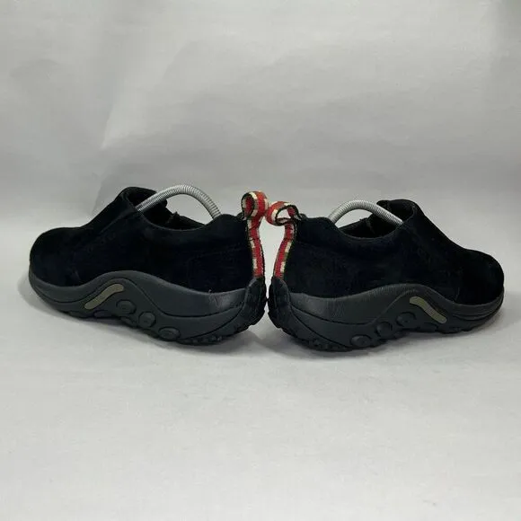 Merrell Men's Size 11.5 Jungle Moc Midnight Black Suede Slip On Shoes