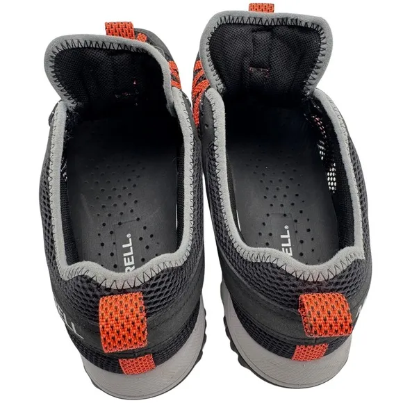 Merrell Shoes Mens Wildwood Aerosport Outdoors Size 10.5 Black/Tangerine J067675