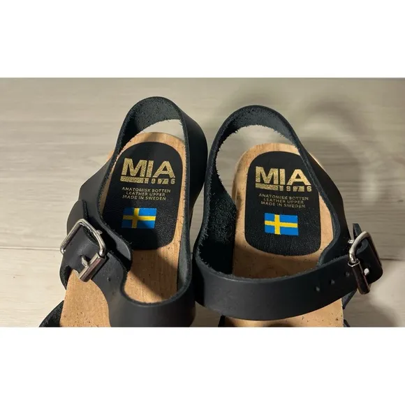 MIA Abba clog sandals Black Size 9