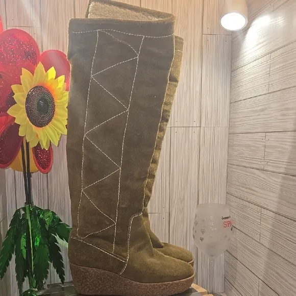 Michael Kors Brown Over the Knee Boots