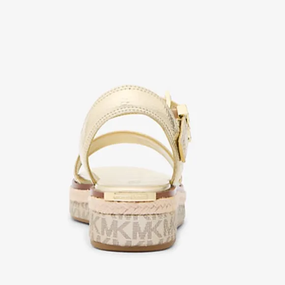 Michael Kors Gold Platform Sandals