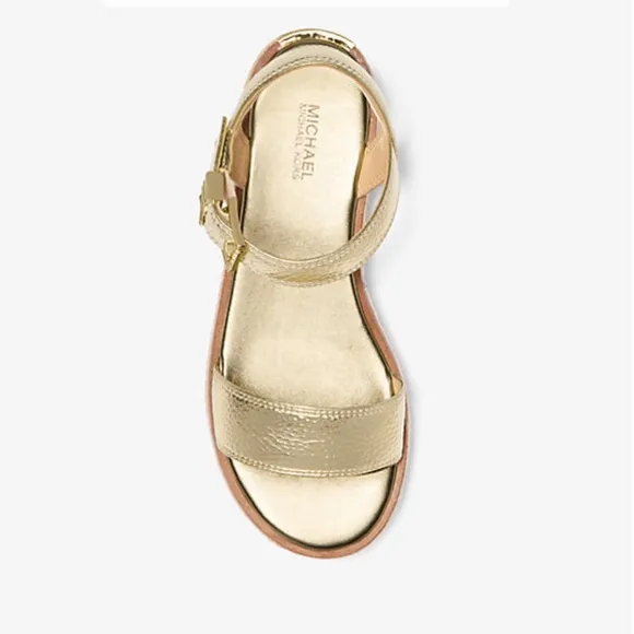 Michael Kors Gold Platform Sandals