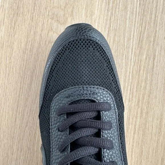 🤩MICHAEL KORS Jenkins Knit Trainer Sz 10 Womens Shoes Black Casual Sneakers New