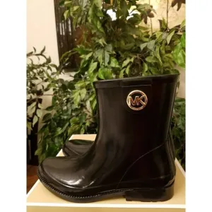 MICHAEL KORS WOMEN'S BENJI RAIN BOOTIE LOGO BOOTS