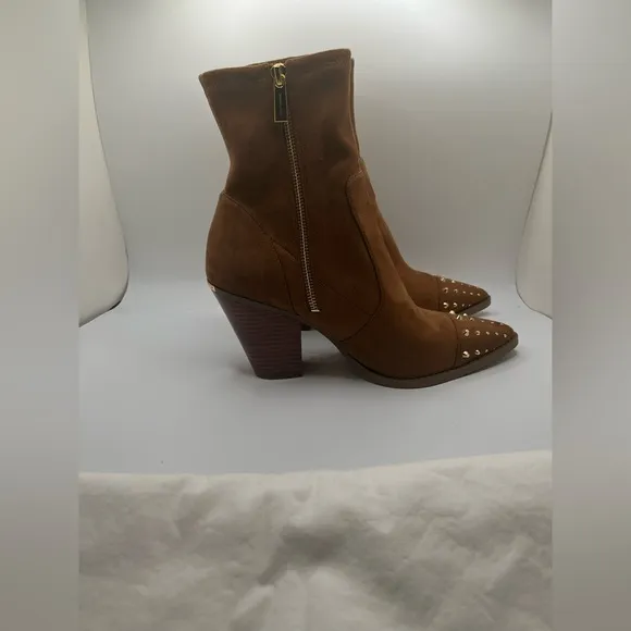 Michael Kors Women’s Dover Studded Faux Suede Studded Boots Size 10 M