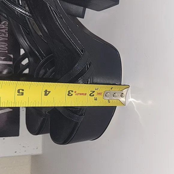 Michael michael Kors &quot;Miri&quot; black platform sandal heel, sz 7M