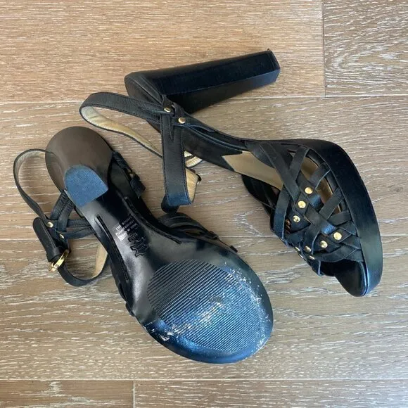 Michael Michael Kors Stud Sandals | Black | 10