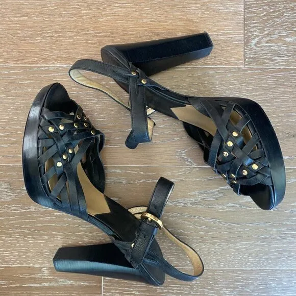 Michael Michael Kors Stud Sandals | Black | 10