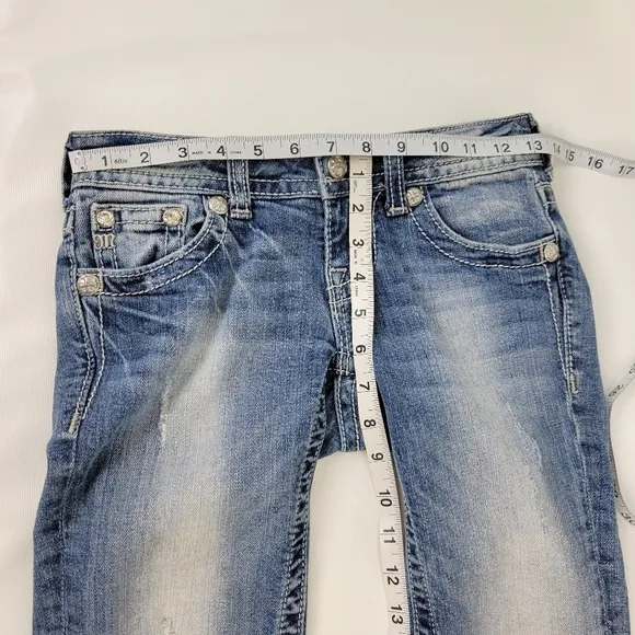 Miss Me Capri Jeans Sz 24 EUC
