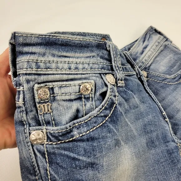 Miss Me Capri Jeans Sz 24 EUC