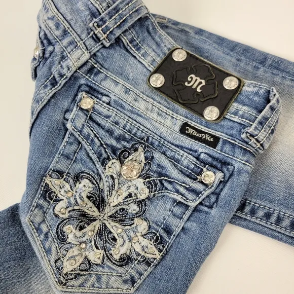 Miss Me Capri Jeans Sz 24 EUC