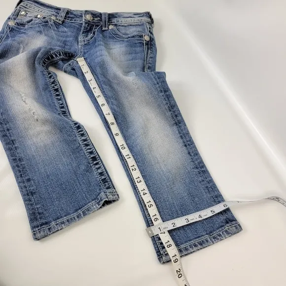 Miss Me Capri Jeans Sz 24 EUC