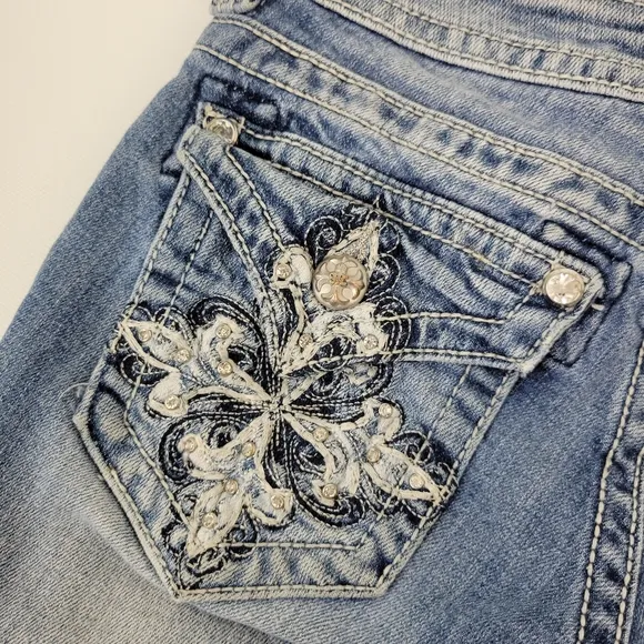 Miss Me Capri Jeans Sz 24 EUC