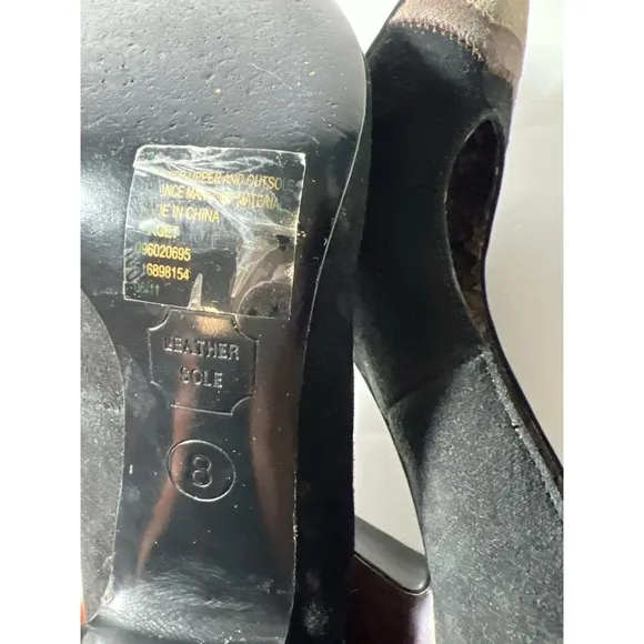 Missoni Women's Black and Tan Heels
