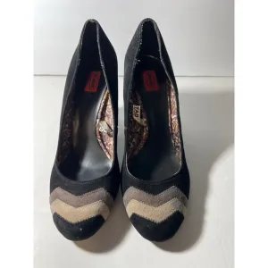 Missoni Women's Black and Tan Heels