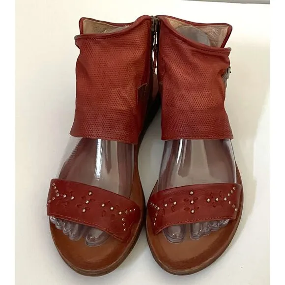 Miz Mooz Leather BOHO Sandals Brown Size 6-6.5 (EU 36) NEW