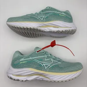 Mizuno‎ Women's Wave Rider 27 EGGSHELL BLUE-WHITE Running Shoe Size 6