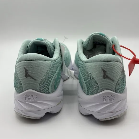 Mizuno‎ Women's Wave Rider 27 EGGSHELL BLUE-WHITE Running Shoe Size 6