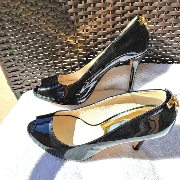 MK MICHAEL KORS HIDDEN PLATFORM HEELS SHOES SIZE 11