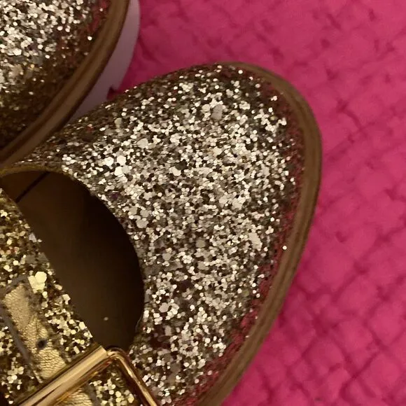 MM6 Maison Margiela glitter platform sandals, 7,5