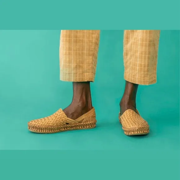 Mohinders Men's Woven Leather Shoes