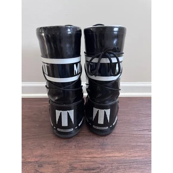 Moon Boots Vintage Y2k Tecnica Original Patent Leather