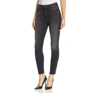 MOTHER denim - The Looker Ankle Fray Jean in Nighthawk