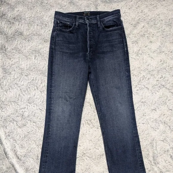 Mother Jeans Blue Jeans Tripper Ankle Catch Me If You Can High Rise Straight 30