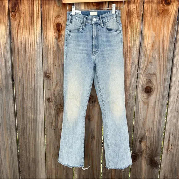 MOTHER The Hustler Ankle Fray in Knock on Wood size 23