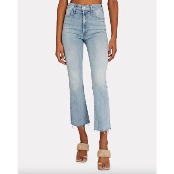 MOTHER The Hustler Ankle Fray in Knock on Wood size 23