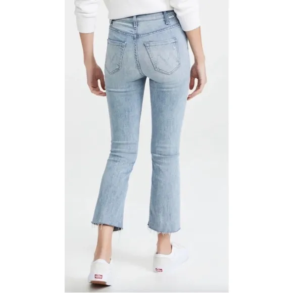 MOTHER The Hustler Ankle Fray in Knock on Wood size 23