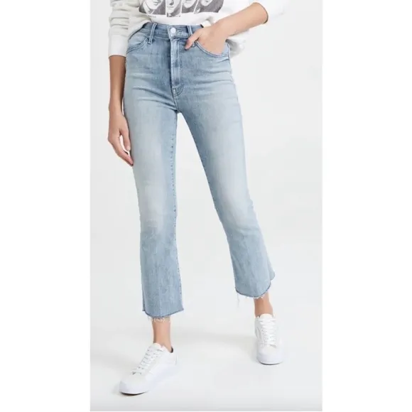 MOTHER The Hustler Ankle Fray in Knock on Wood size 23