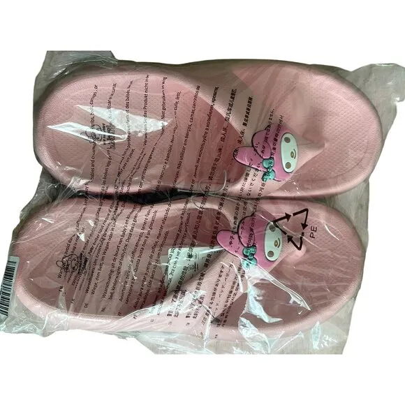 My Melody Pink Platform Slide Sandals For Women