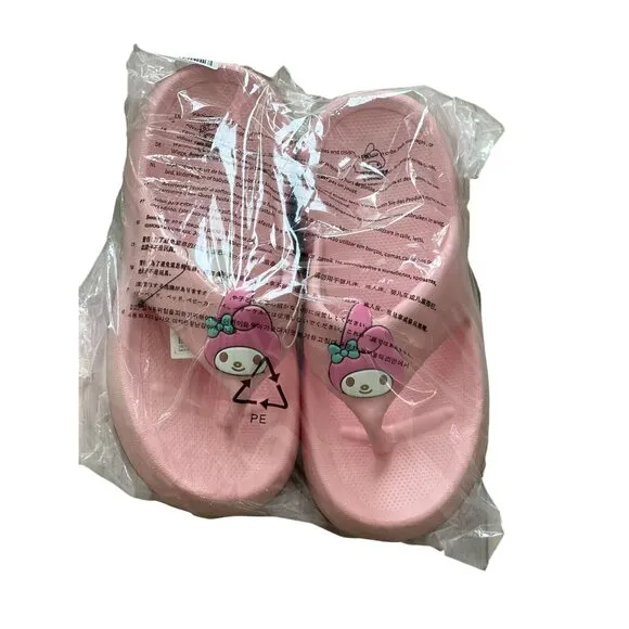 My Melody Pink Platform Slide Sandals For Women