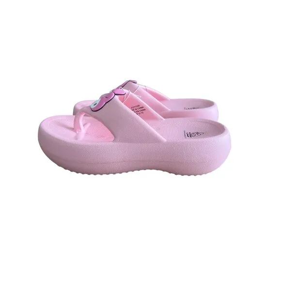 My Melody Pink Platform Slide Sandals For Women