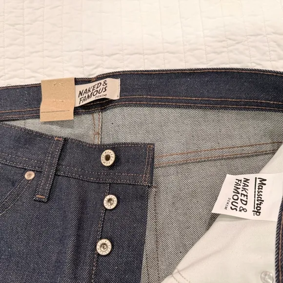 Naked &amp; Famous X Massdrop Ichiban Selvedge Weird Guy Tapered Jeans (NWT)