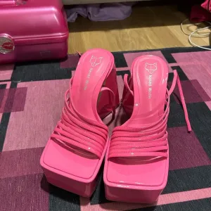 Naked Wolfe Pink Platform Shoes Modern Design