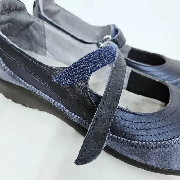 Naot Kirei Suede Mary Jane Shoe in Blue