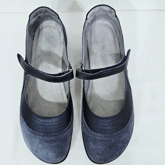 Naot Kirei Suede Mary Jane Shoe in Blue