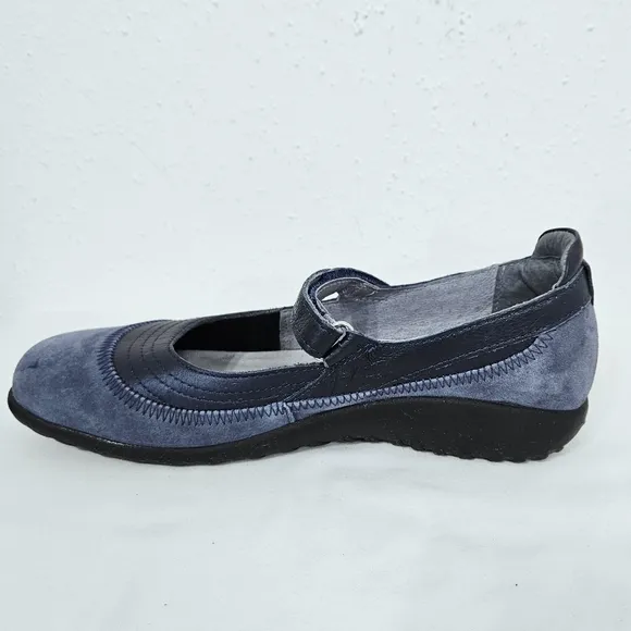 Naot Kirei Suede Mary Jane Shoe in Blue