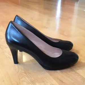 NATURALIZER MICHELLE PUMP BLACK LEATHER