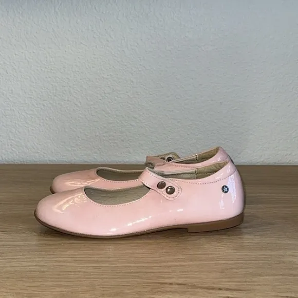 Naturino Ovindoli‎ Pink Patent Mary Jane Shoes Size 1.5