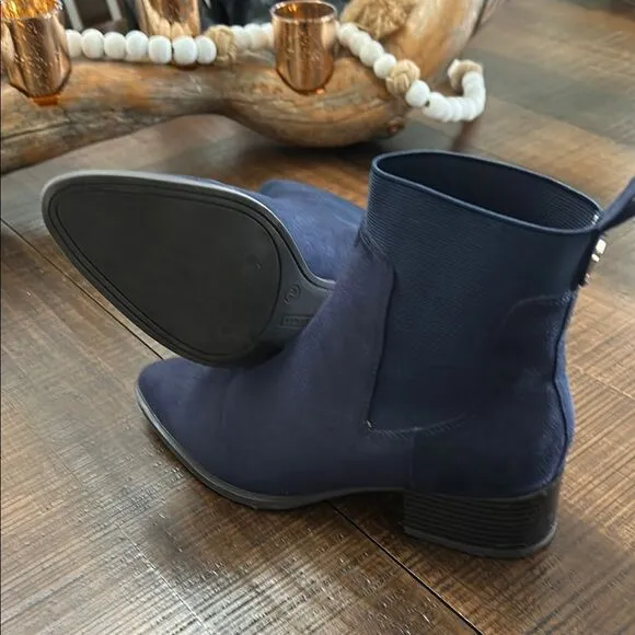 Navy Blue Women's Ankle Boots