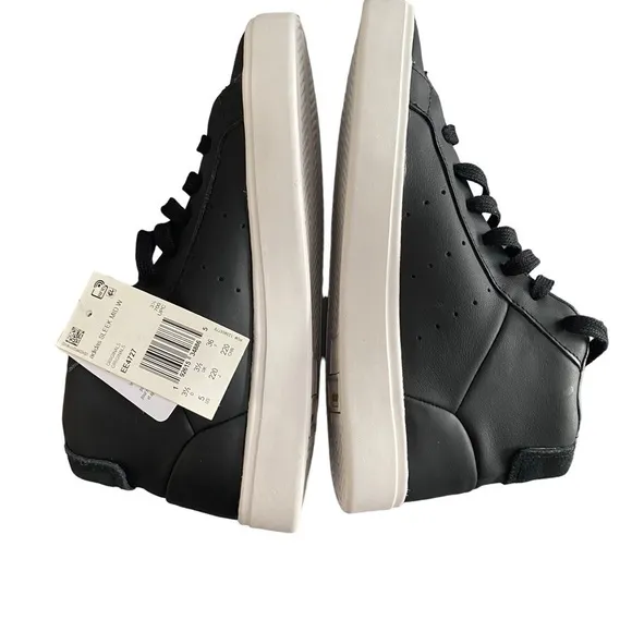New Adidas Originals Women's Sleek Mid Sneaker Black Size 5